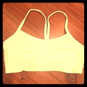 Lime green lululemon sports bra